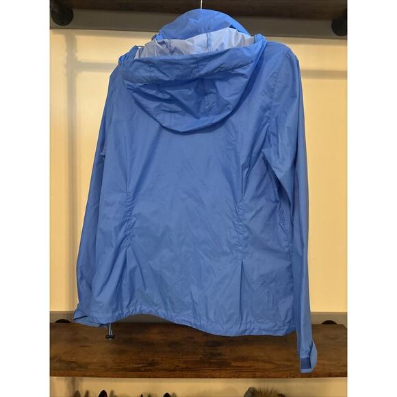 Columbia Women's Sz LG Blue II Full Zip Omni-Tech Jacket Corp Core Rain Resistan - Picture 3 of 9